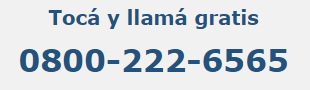 Línea 65 Teléfono 0800-222-6565 Atención al Pasajero